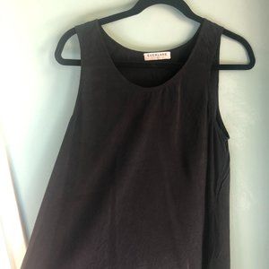 Everlane The Silk Tank Black Size L